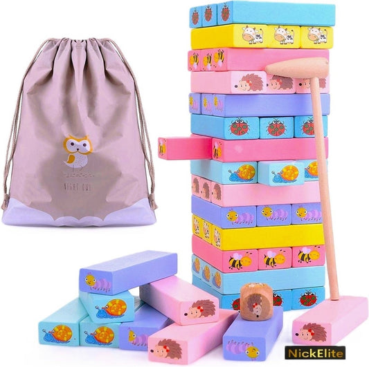 NickElite | Jenga toren - Educatief speelgoed - Montessori