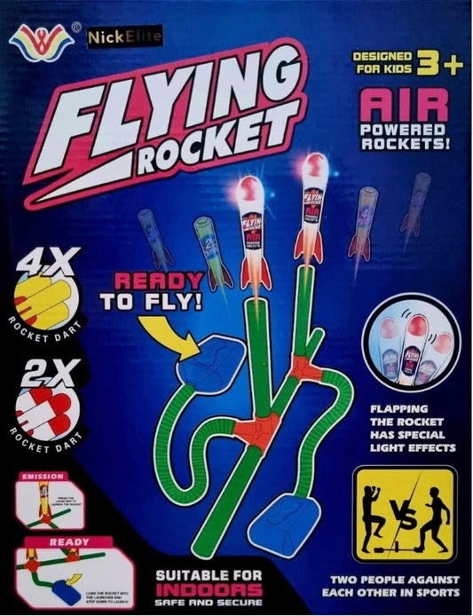Lichtgevende Raket Lanceerset – Spelplezier voor Binnen en Buiten
